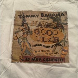 * TOMMY BAHAMA * CREW NECK SHORT SLEEVE * HAVANA GOOD TIME * T SHIRT